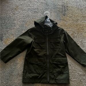Olive Green Hooded Jacket